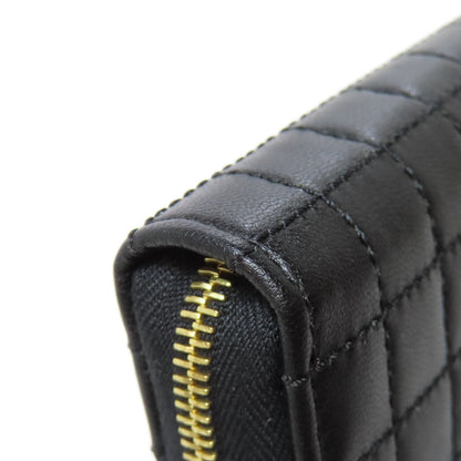 CELINE Zip Around Long wallet (with coin pocket) Leather Ladies [Used]