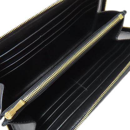 CELINE Zip Around Long wallet (with coin pocket) Leather Ladies [Used]