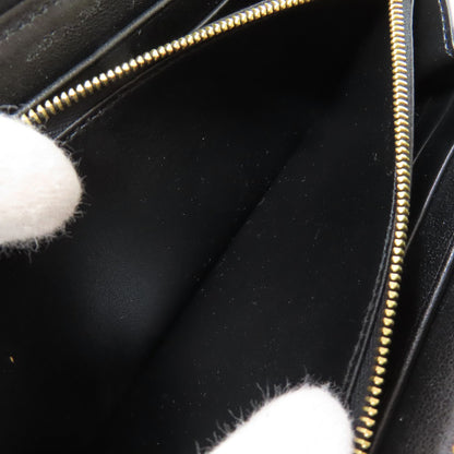 CELINE Zip Around Long wallet (with coin pocket) Leather Ladies [Used]