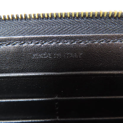 CELINE Zip Around Long wallet (with coin pocket) Leather Ladies [Used]