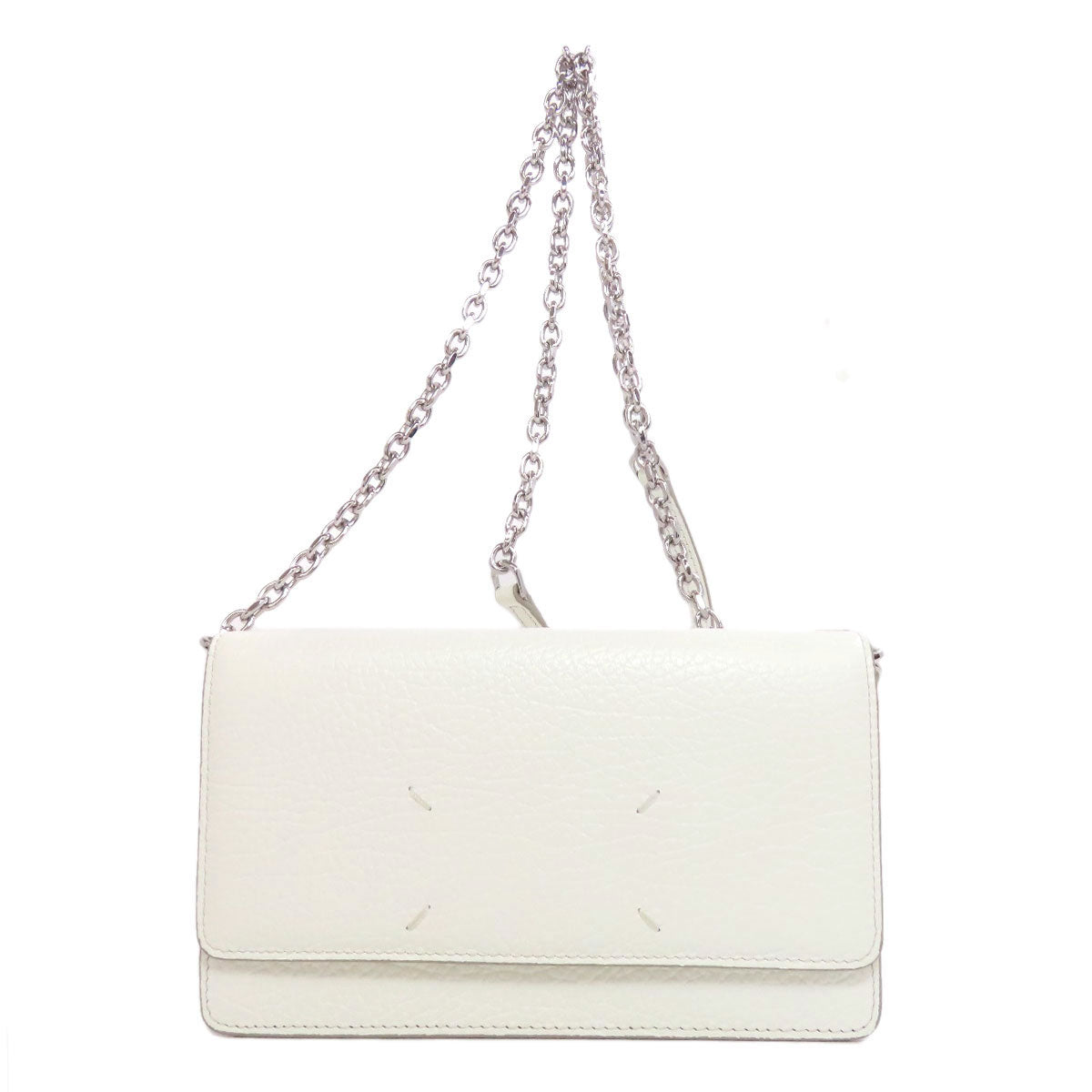 MaisonMargiela Chain wallet Long wallet (with coin pocket) Leather Ladies [Used]