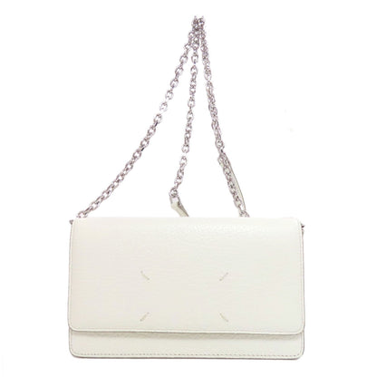 MaisonMargiela Chain wallet Long wallet (with coin pocket) Leather Ladies [Used]