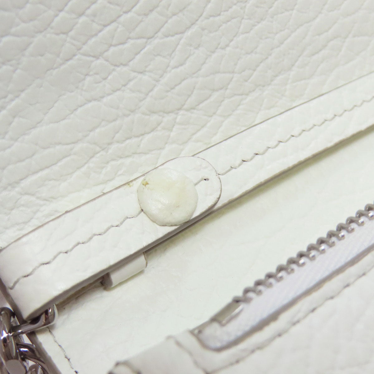 MaisonMargiela Chain wallet Long wallet (with coin pocket) Leather Ladies [Used]