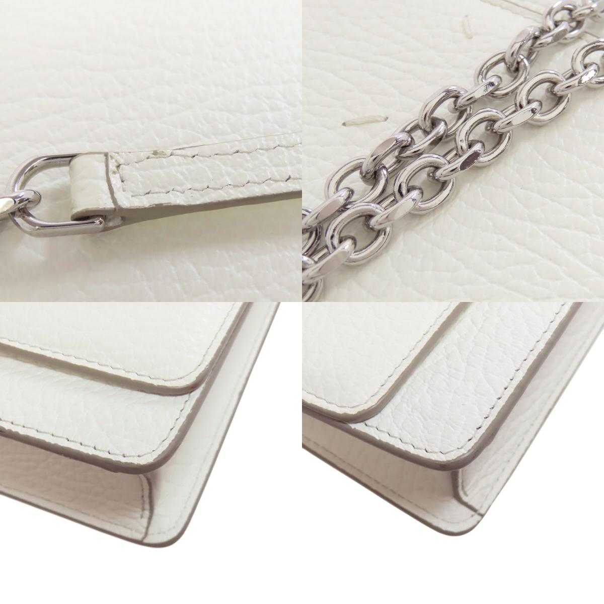 MaisonMargiela Chain wallet Long wallet (with coin pocket) Leather Ladies [Used]