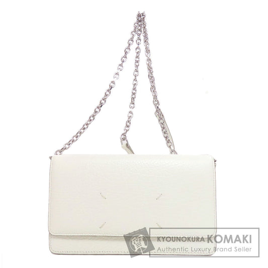 MaisonMargiela Chain wallet Long wallet (with coin pocket) Leather Ladies [Used]