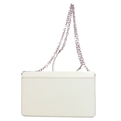 MaisonMargiela Chain wallet Long wallet (with coin pocket) Leather Ladies [Used]