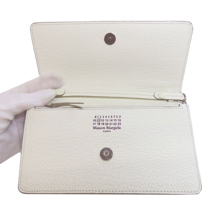 MaisonMargiela Chain wallet Long wallet (with coin pocket) Leather Ladies [Used]