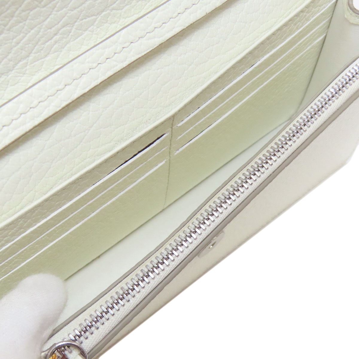 MaisonMargiela Chain wallet Long wallet (with coin pocket) Leather Ladies [Used]