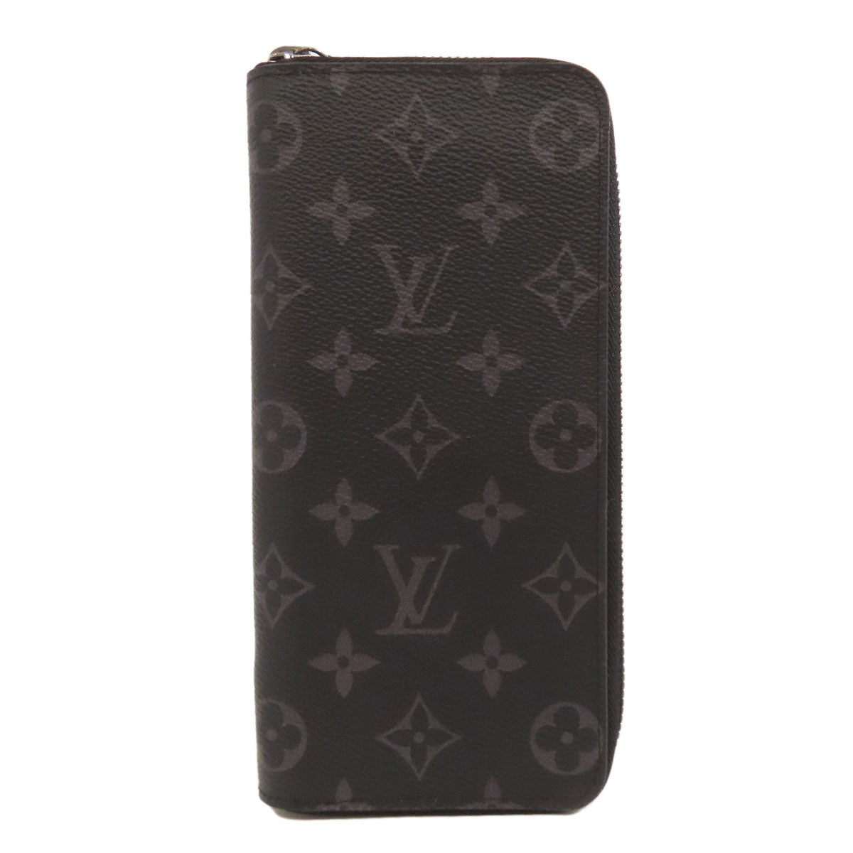 LOUIS VUITTON M62295 Zippy wallet ã» Vertical Long wallet (with coin pocket) Monogram Eclipse Ladies [Used]