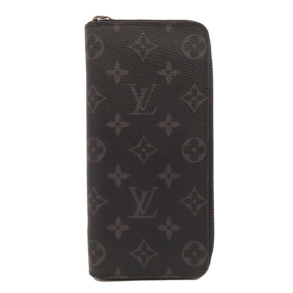 LOUIS VUITTON M62295 Zippy wallet ã» Vertical Long wallet (with coin pocket) Monogram Eclipse Ladies [Used]