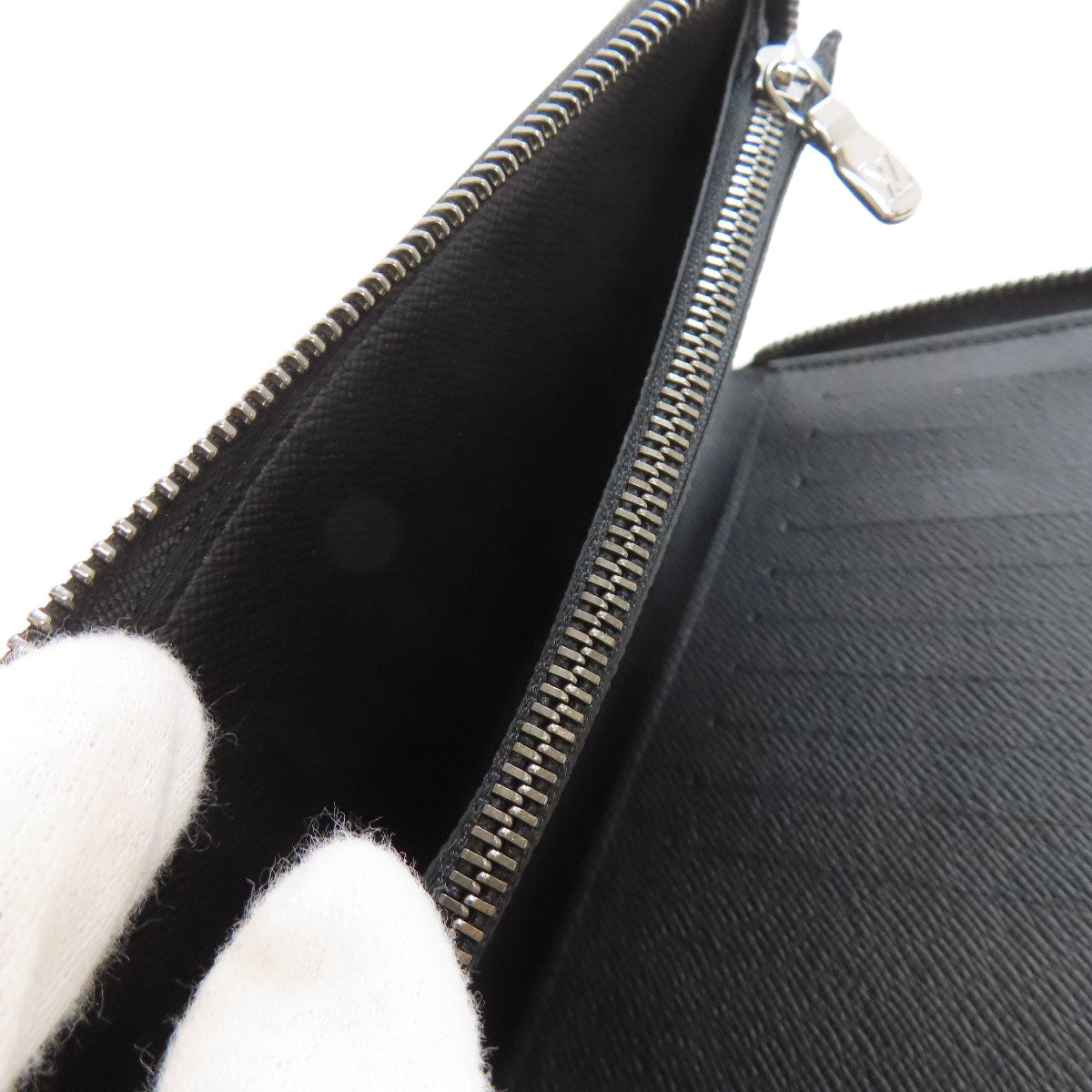 LOUIS VUITTON M62295 Zippy wallet ã» Vertical Long wallet (with coin pocket) Monogram Eclipse Ladies [Used]