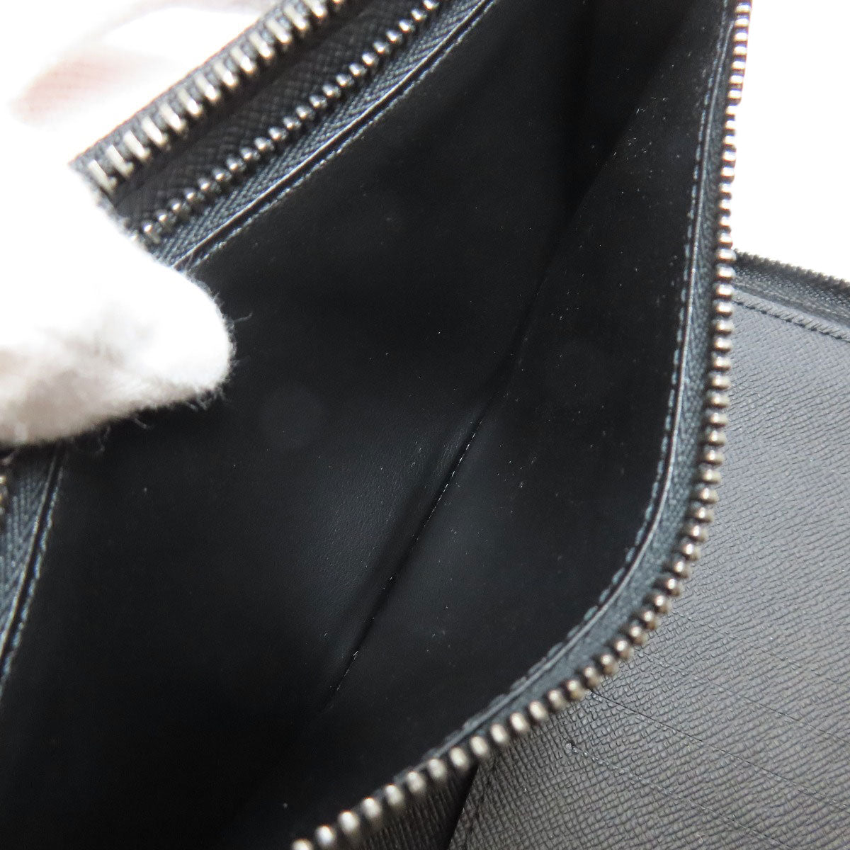 LOUIS VUITTON M62295 Zippy wallet ã» Vertical Long wallet (with coin pocket) Monogram Eclipse Ladies [Used]