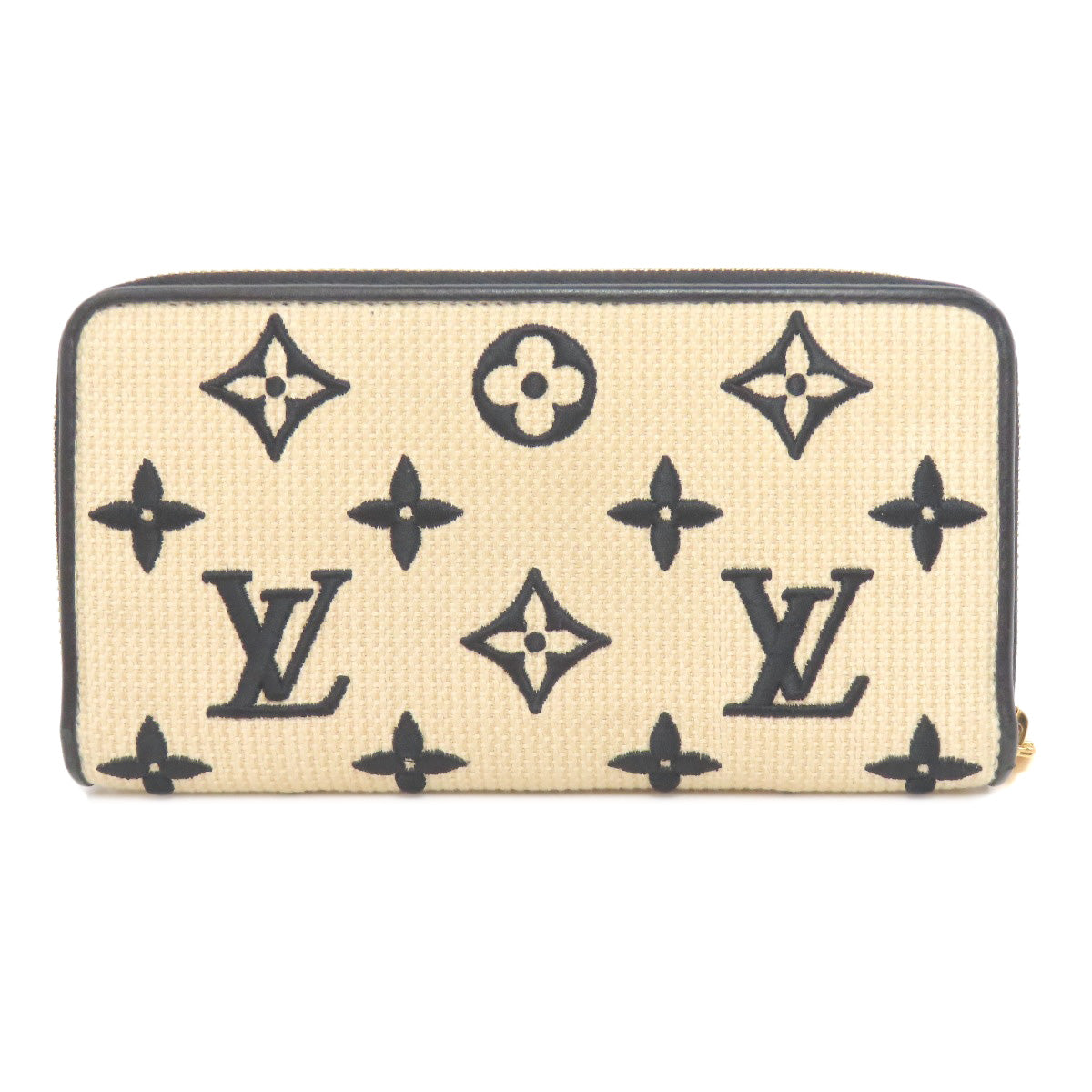 LOUIS VUITTON  M82529 Long wallet (with coin pocket) Zippy Wallet by the Pool Cotton canvas Ladies