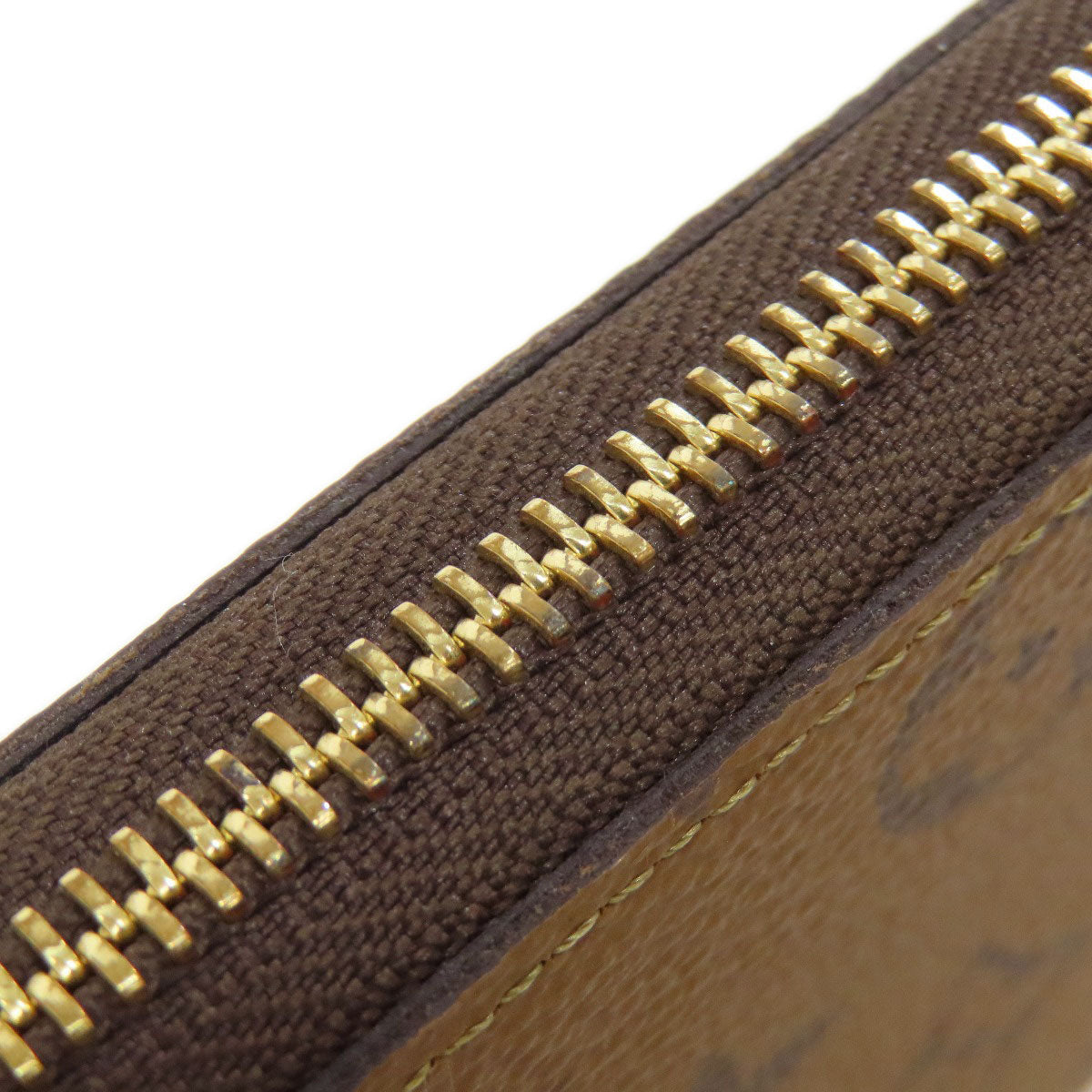 LOUIS VUITTON M82336 Portefeiulle・Clemence Long wallet (with coin pocket) Monogram reverse Ladies [Used]