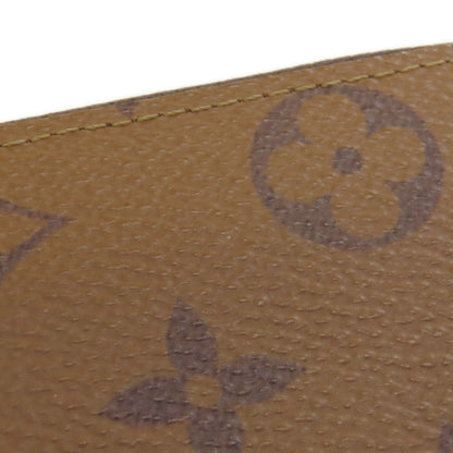 LOUIS VUITTON M82336 Portefeiulle・Clemence Long wallet (with coin pocket) Monogram reverse Ladies [Used]