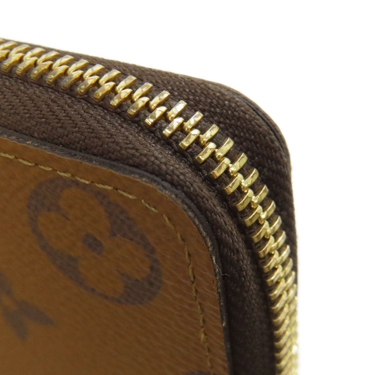 LOUIS VUITTON M82336 Portefeiulle・Clemence Long wallet (with coin pocket) Monogram reverse Ladies [Used]