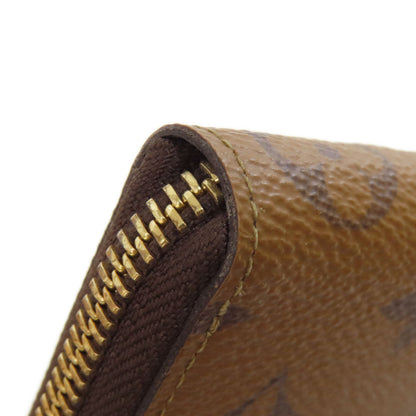 LOUIS VUITTON M82336 Portefeiulle・Clemence Long wallet (with coin pocket) Monogram reverse Ladies [Used]