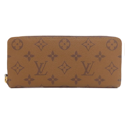 LOUIS VUITTON M82336 Portefeiulle・Clemence Long wallet (with coin pocket) Monogram reverse Ladies [Used]