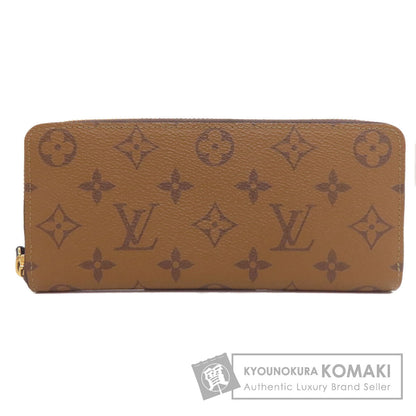 LOUIS VUITTON  M82336 Long wallet (with coin pocket) Portefeiulle・Clemence Monogram reverse Ladies