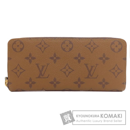 LOUIS VUITTON M82336 Portefeiulle・Clemence Long wallet (with coin pocket) Monogram reverse Ladies [Used]