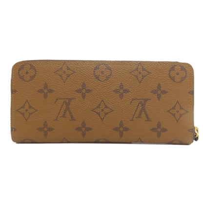 LOUIS VUITTON M82336 Portefeiulle・Clemence Long wallet (with coin pocket) Monogram reverse Ladies [Used]