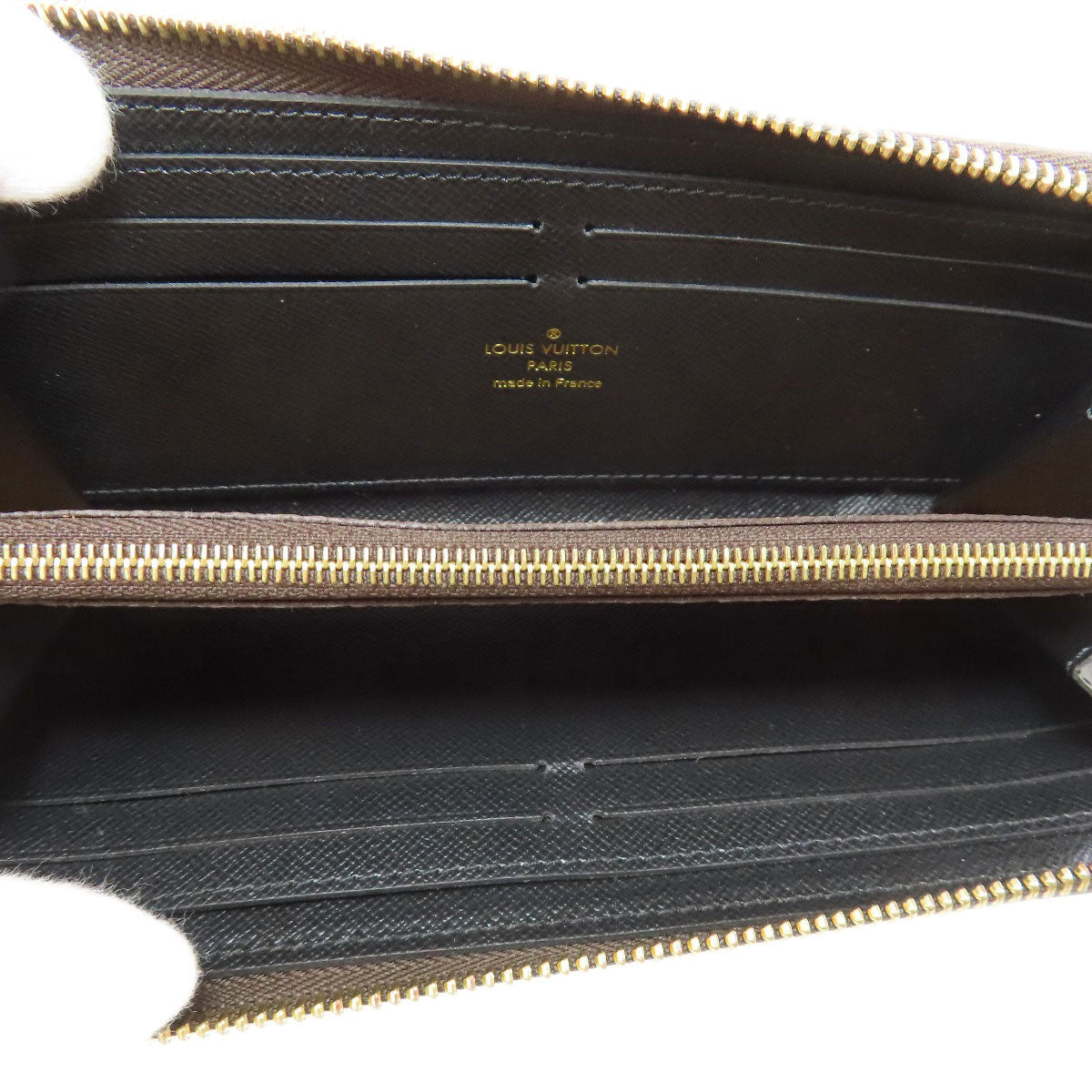 LOUIS VUITTON M82336 Portefeiulle・Clemence Long wallet (with coin pocket) Monogram reverse Ladies [Used]
