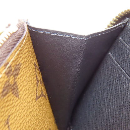 LOUIS VUITTON M82336 Portefeiulle・Clemence Long wallet (with coin pocket) Monogram reverse Ladies [Used]