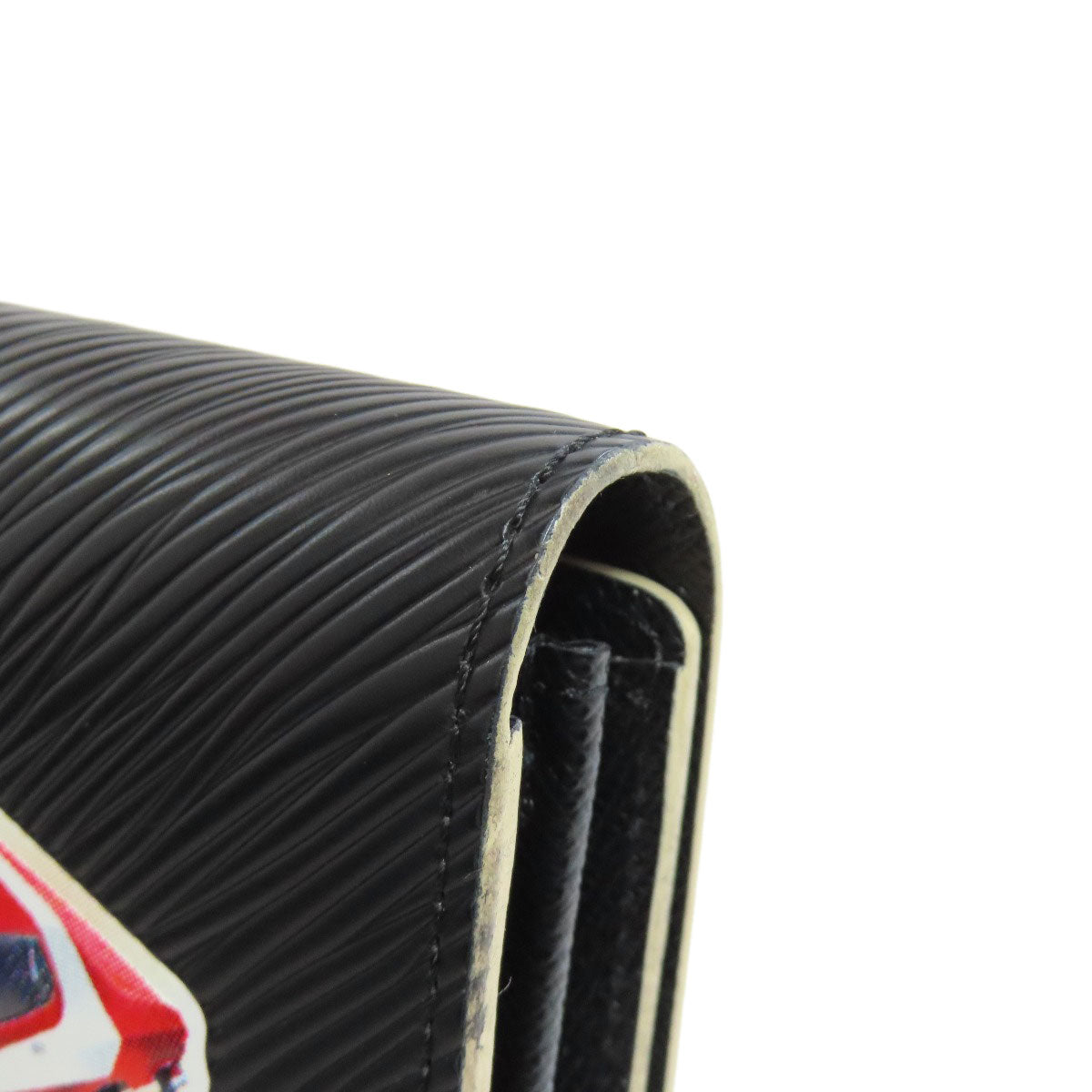 LOUIS VUITTON M62008 Portefeiulle Twist Sticker Long wallet (with coin pocket) Epi Leather Ladies [Used]
