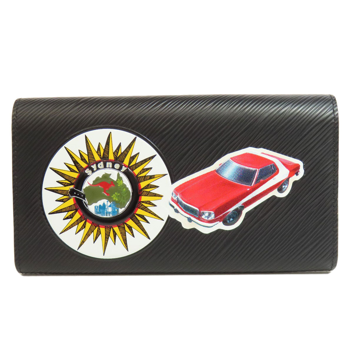 LOUIS VUITTON M62008 Portefeiulle Twist Sticker Long wallet (with coin pocket) Epi Leather Ladies [Used]