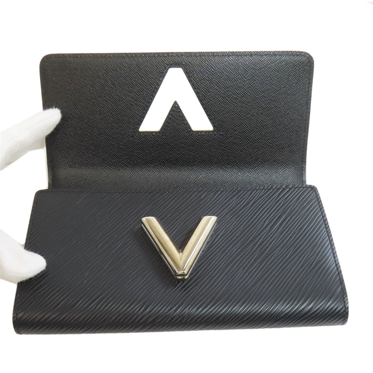 LOUIS VUITTON M62008 Portefeiulle Twist Sticker Long wallet (with coin pocket) Epi Leather Ladies [Used]