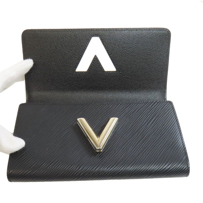 LOUIS VUITTON M62008 Portefeiulle Twist Sticker Long wallet (with coin pocket) Epi Leather Ladies [Used]