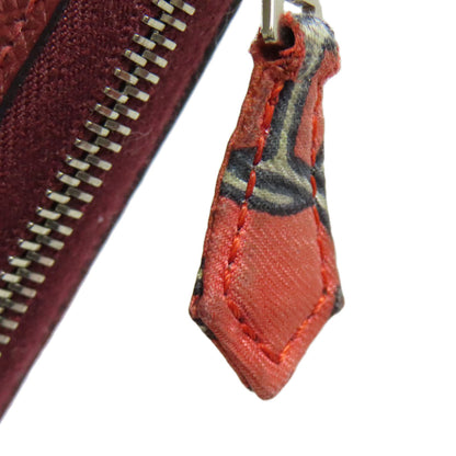 HERMES Azap Silk In SilverHardware Long wallet (with coin pocket) Epsom Ladies [Used]