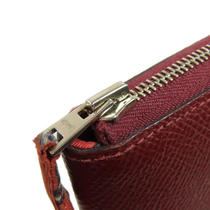 HERMES Azap Silk In SilverHardware Long wallet (with coin pocket) Epsom Ladies [Used]