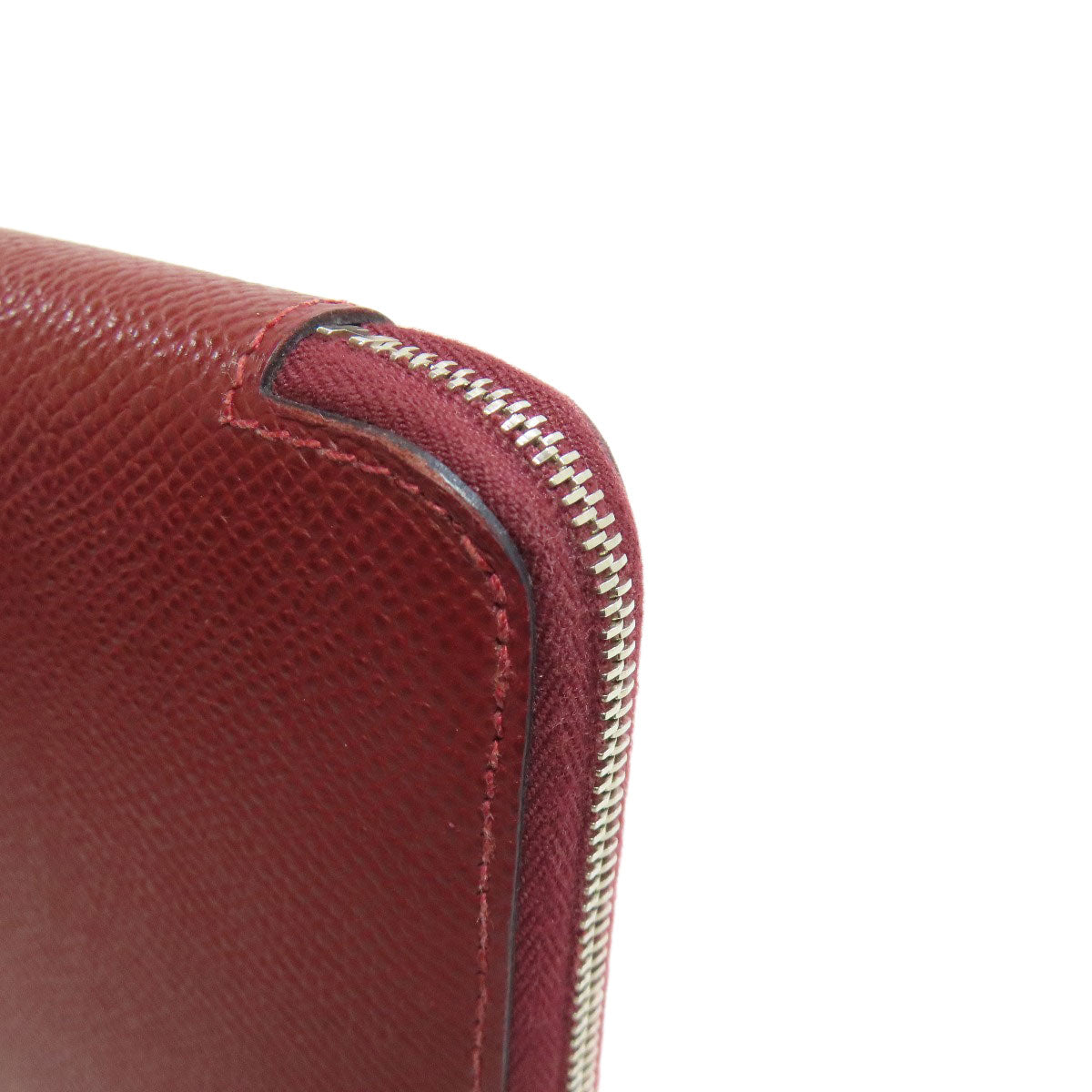 HERMES Azap Silk In SilverHardware Long wallet (with coin pocket) Epsom Ladies [Used]