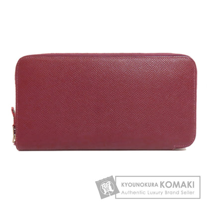 HERMES Azap Silk In SilverHardware Long wallet (with coin pocket) Epsom Ladies [Used]