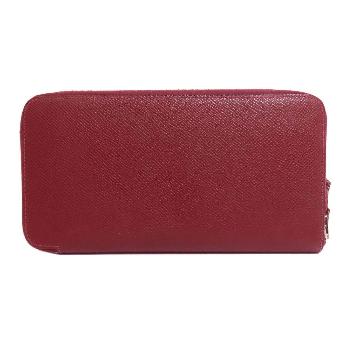 HERMES Azap Silk In SilverHardware Long wallet (with coin pocket) Epsom Ladies [Used]