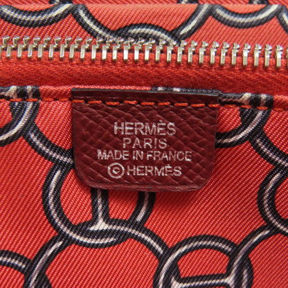 HERMES Azap Silk In SilverHardware Long wallet (with coin pocket) Epsom Ladies [Used]