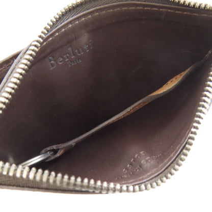 Berluti Calligraphy coin purse Leather Ladies [Used]