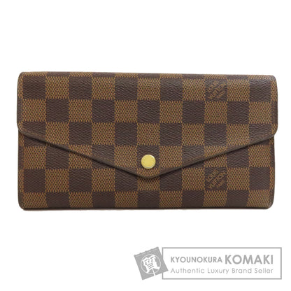 LOUIS VUITTON  N63209 Long wallet (with coin pocket) Portefeiulle Â· Sarah Damier canvas Ladies