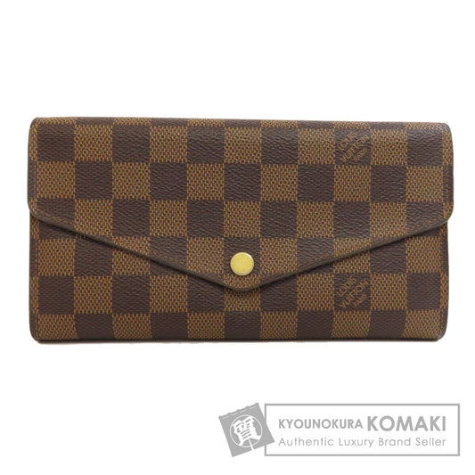 LOUIS VUITTON  N63209 Long wallet (with coin pocket) Portefeiulle Â· Sarah Damier canvas Ladies