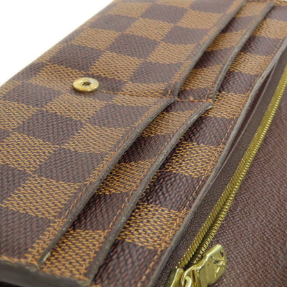 LOUIS VUITTON  N63209 Long wallet (with coin pocket) Portefeiulle Â· Sarah Damier canvas Ladies