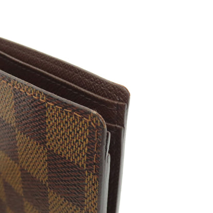 LOUIS VUITTON  N61675 Bifold Wallet with Coin Pocket Portefeiulle・Marco Damier canvas Ladies