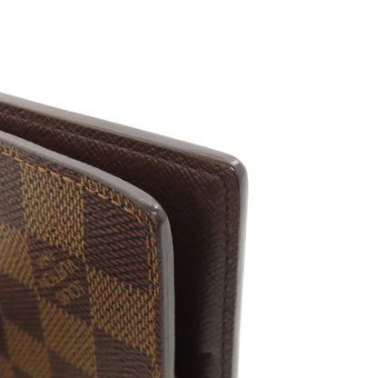 LOUIS VUITTON  N61675 Bifold Wallet with Coin Pocket Portefeiulle・Marco Damier canvas Ladies