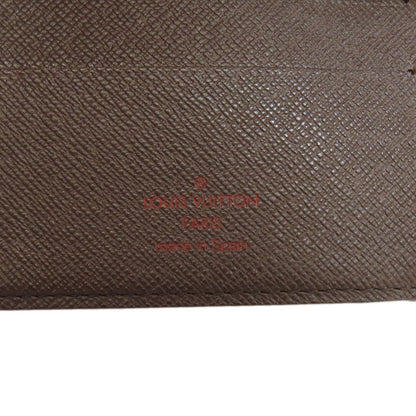 LOUIS VUITTON  N61675 Bifold Wallet with Coin Pocket Portefeiulle・Marco Damier canvas Ladies