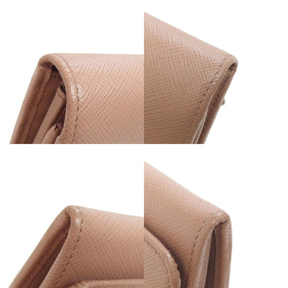 PRADA logo Long wallet (with coin pocket) Safiano Ladies [Used]