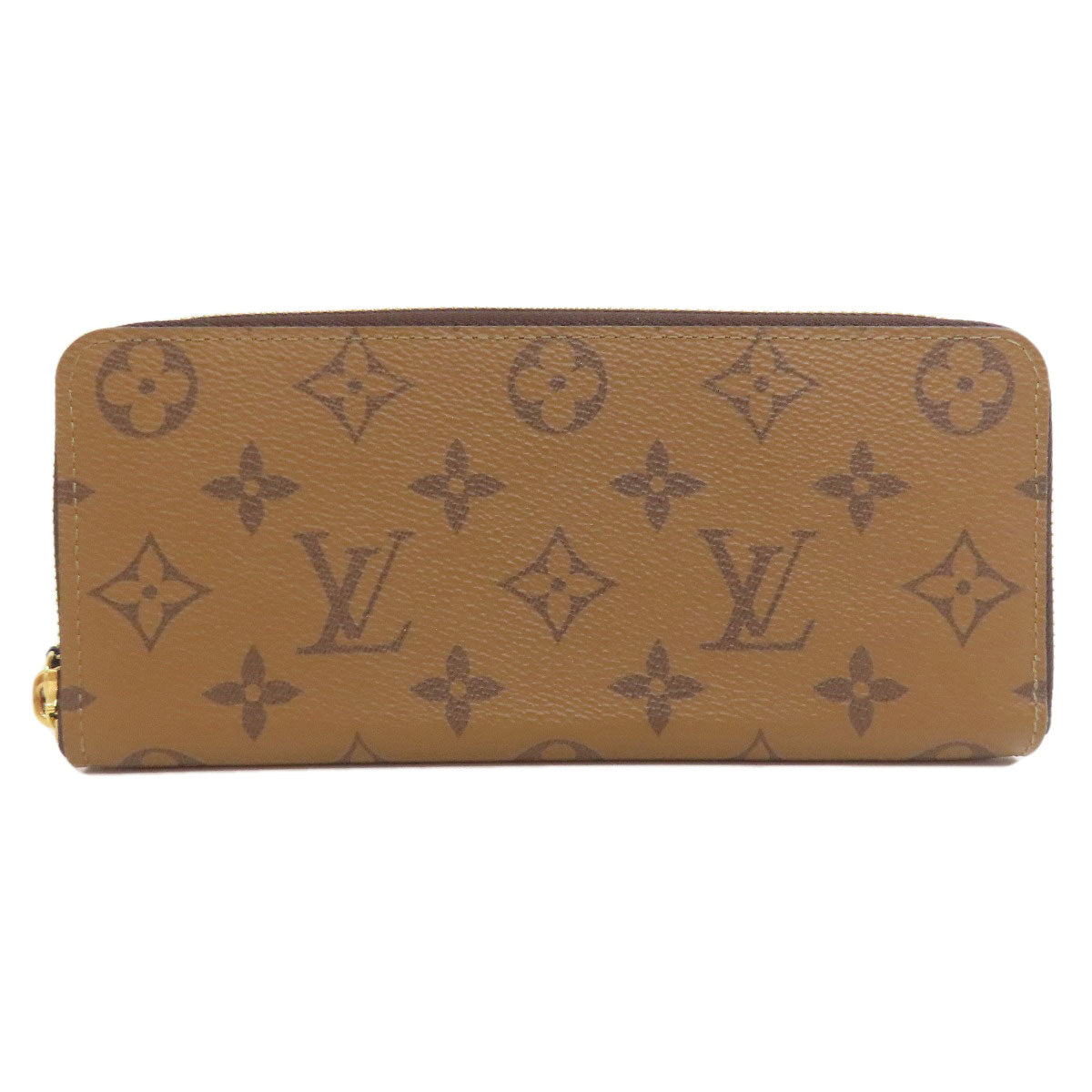 LOUIS VUITTON  M82336 Long wallet (with coin pocket) Portefeiulle・Clemence Monogram reverse Ladies