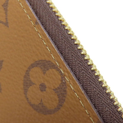 LOUIS VUITTON  M82336 Long wallet (with coin pocket) Portefeiulle・Clemence Monogram reverse Ladies