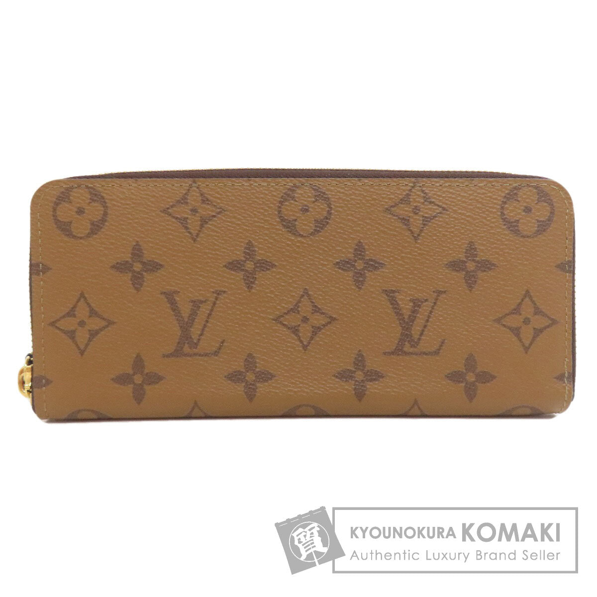 LOUIS VUITTON  M82336 Long wallet (with coin pocket) Portefeiulle・Clemence Monogram reverse Ladies