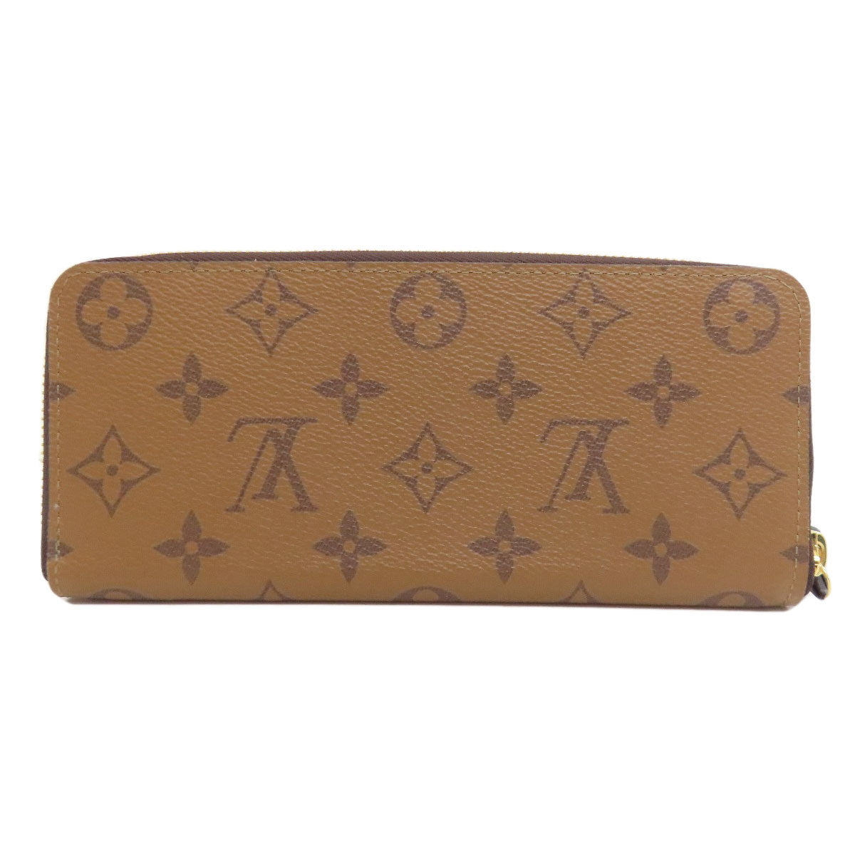 LOUIS VUITTON  M82336 Long wallet (with coin pocket) Portefeiulle・Clemence Monogram reverse Ladies