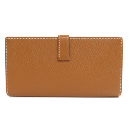 HERMES   Long wallet (with coin pocket) Barance Free GoldHardware Epsom Ladies